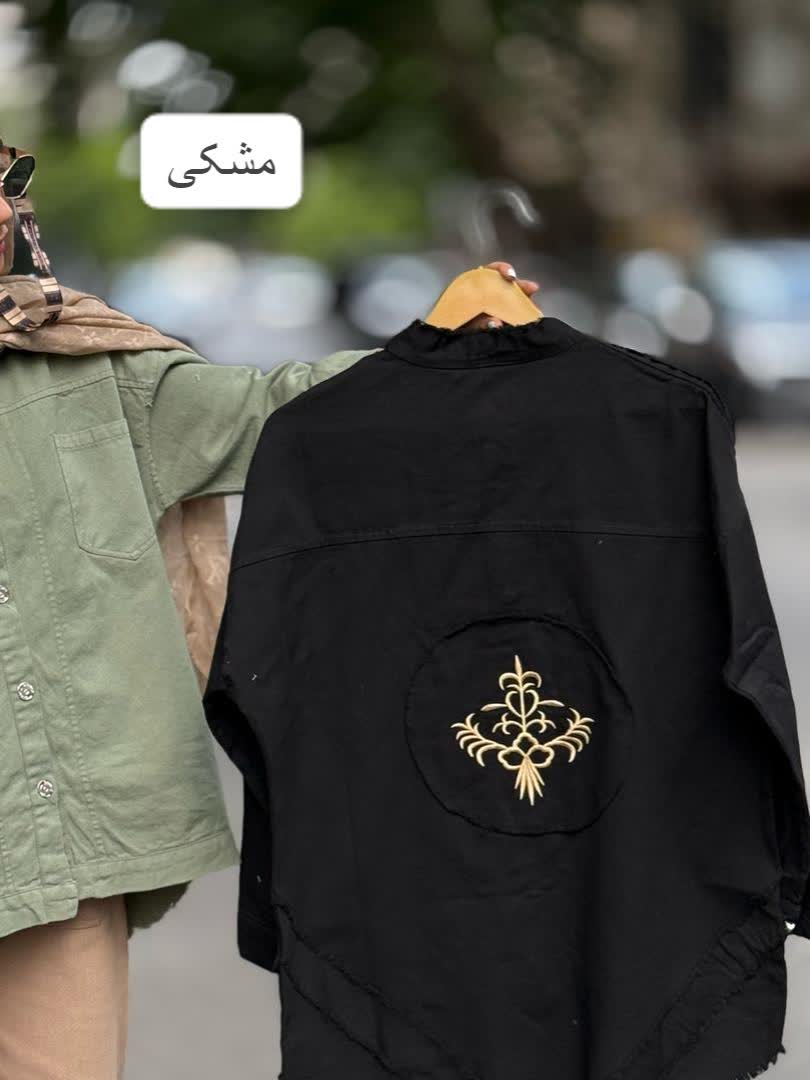 مانتو کتان جین سایه 2652